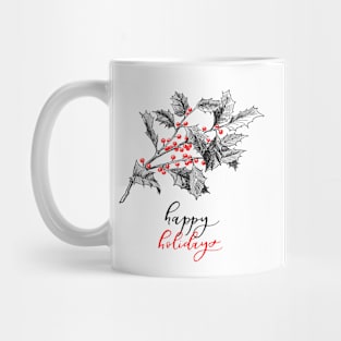 Xmas Holly Mug